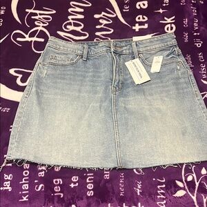 Old Navy Blue A-Line Mini Skirt